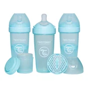 twistshake® steklenička anti-colic pro double pastel blue