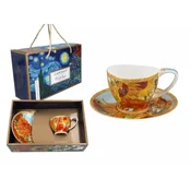 Carmani, skodelica za espresso t. Mini Vanessa 90ml - VAN Gogh/Sončnice