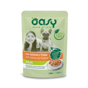 Oasy | Dog Adult Trakovi v omaki losos & krompir 100g