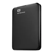 WD Elements Portable 6TB, črna