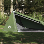 vidaXL Tunelski šator za kampiranje za 1 osobe zeleni vodootporni