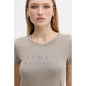 Kratka majica Armani Exchange ženska, zelena barva, XW001349 AF17173