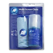Čistilna tekočina za monitorje, z veliko krpo iz mikrovlaken, s črpalko, 200 ml, AF Multi screen-clene