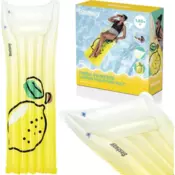 Bestway: Napihljiv gumijasti ležalnik z motivom limone, 183 cm