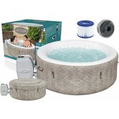 Extrastore Napihljiv spa jacuzzi 4 sedeži 180 x 66 cm Bestway 60055