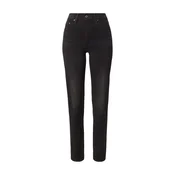 LEVIS  Kavbojke 722 High Rise Slim črn denim