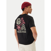 Quiksilver Majica EQYZT08307 Črna Regular Fit