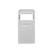 USB Flash 64GB Kingston Micro 3.2 DTMC3G2/64GB srebrni