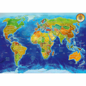 Puzzle World Geo-Political MapPuzzle World Geo-Political Map