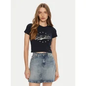 Guess Jeans Majica W5RI59 J1314 Mornarsko modra Regular Fit