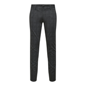 Only & Sons Chino hlače Mark siva/pegasto črna