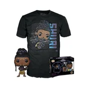 Funko Pop! & Tee - Marvel Black Panther: Shuri figurica, ki sveti v temi, in majica - L