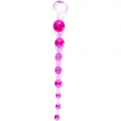 Analne kuglice Jelly Anal 10 Beads, Roze