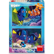 Dino Puzzle Dory 2x77kom