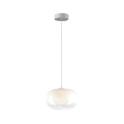 LED luster na sajli VASO LED/4W/230V O 18 cm bela