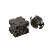shumee 3-pozicijsko stikalo, 22 mm gumb, črno, 2Z, nepovratno, M22-WRK3/K20 216520