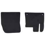 vidaXL Avto preproga 2 pcs Črna TPE