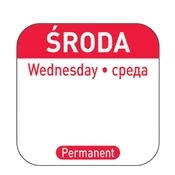 Hendi Nalepke za varnost hrane na posode za večkratno uporabo Sreda PL RU EN 1000 kosov Hendi 850091