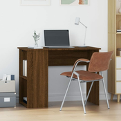 vidaXL Radni stol boja smedeg hrasta 100x55x75 cm konstruirano drvo