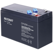 Voltcraft VOLTCRAFT CE12V/9Ah VC-12668685 svinčeni akumulator 12 V 9 Ah svinčevo-koprenast (Š x V x G) 151 x 100 x 65 mm ploščati vtič\, 6\,35 mm brez vzdrževanja, (20829050)