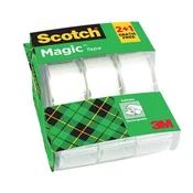 Lepilni trak, z razpršilnikom, ročni, 19 mm x 7,5 m, 3M SCOTCH Magic Tape 810, 2+1, 3 kosi