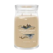 Yankee Candle Aromatska sveča Signature glass large Amber & Sandalwood 567 g