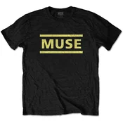 Muse Yellow Logo Black M Majica