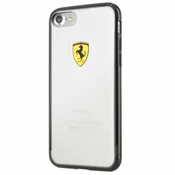 Ferrari jev trdi ovitek FEHCP7BK za iPhone 7/8/SE2020/SE 2022 črn/prozoren Racing Shield