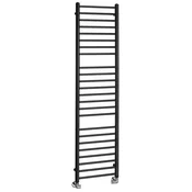 Kopalniški radiator DINA 400x1560 mm, črna mat - Črna mat barva - 400x1560 mm - Sapho - DINA - 24 - Jeklo - Oblika H - Oblika H - 400 - 1560 - 4.1 - 14