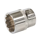 Ključ vtičnice 27 mm 1/2 12-točkovni, kratek Silverline
