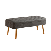 Conceptum Hypnose Trpezarijska klupa Vina 1053 110x50x40cm Bež-Antracit