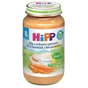 HiPP BIO kašica puretina, riža i povrce, 8+ mj., 220 g