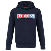 Moški pulover CCM Heritage Hood Navy M