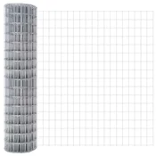 Vidaxl Evropska ograja 1,2 x 25 m PVC prevlečen železo