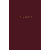 NKJV, Pew Bible, Large Print, Hardcover, Burgundy, Red Letter, Comfort Print