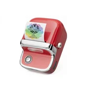 INF Retro termo tiskalnik etiket Bluetooth 5.2, 203dpi, 1200mAh Red, (5000266829)