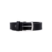 Moški pas Aosta 4810 Buff Smooth Grain 100 cm Black