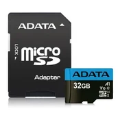 A-DATA Memorijska kartica UHS-I MicroSDHC 32GB class 10 + adapter AUSDH32GUICL10A1-RA1