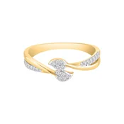 Diamant Exquis Prstan Ring aus 375 Gelbgold mit Diamant zlata