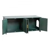 VEVOR Ograja za mačji stranišče 120x45x50 cm zelena