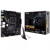 ASUS TUF GAMING B550M-PLUS WIFI II AM4 mATX gaming matična ploča – AMD B550, 4xDIMM DDR4, 2xM.2 4xSATA PCIe 4.0 2.5Gb Ethernet WiFi 6 + Bluetooth 1xDisplayPort 1xHDMI s podrškom za Aura Sync RGB osvjetljenje 90MB19Y0-M0EAY0