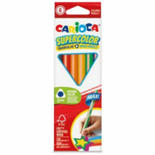 6-delni komplet maxi barvnih svinčnikov trikotne oblike SuperColor - Carioca