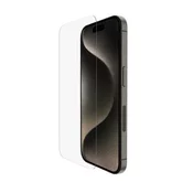 BELKIN Zaščita zaslona Belkin UltraGlass 2 za iPhone 15 Pro, (5000550421)