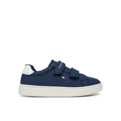 Superge Tommy Hilfiger Low Cut Velcro Sneaker T1X9-35216-1355 S Mornarsko modra