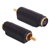 Cabletech adapter chinch M./S-VHS Ž., POF-46