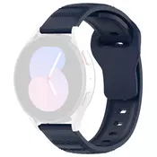 Silikonski pas Techsuit za uro Huawei Watch GT2 46mm/GT2 Pro/GT3 Pro 46mm/Xiaomi Watch S1 - modra