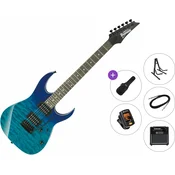 Ibanez GRG120QASPBGD Premium SET Blue Gradation Električna kitara