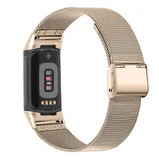 INF Fitbit Charge 5 zapestnica iz nerjavečega jekla zlata, (21264769)