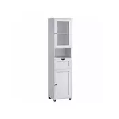 Songmics Kopalniška omarica 40x30x165 cm bela