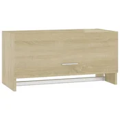 Vidaxl Garderobna omara sonoma hrast 70x32,5x35 cm iverna plošča
